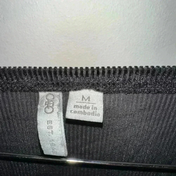 Cato Black Drawstring Blouse Top / Size M - Picture 7 of 13